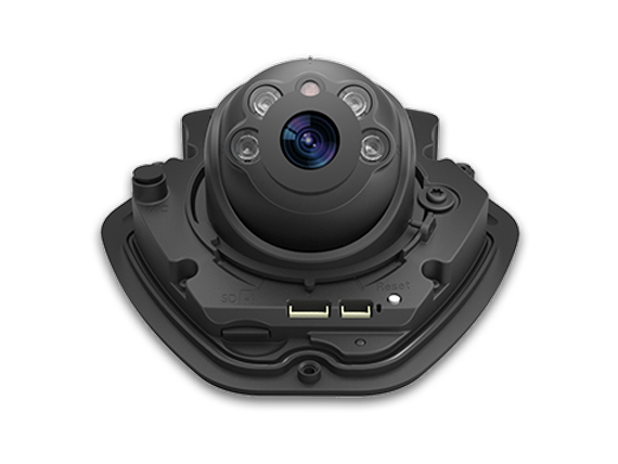 AI Vandal-proof Mini Dome Network Camera Series_Black Inside Camera